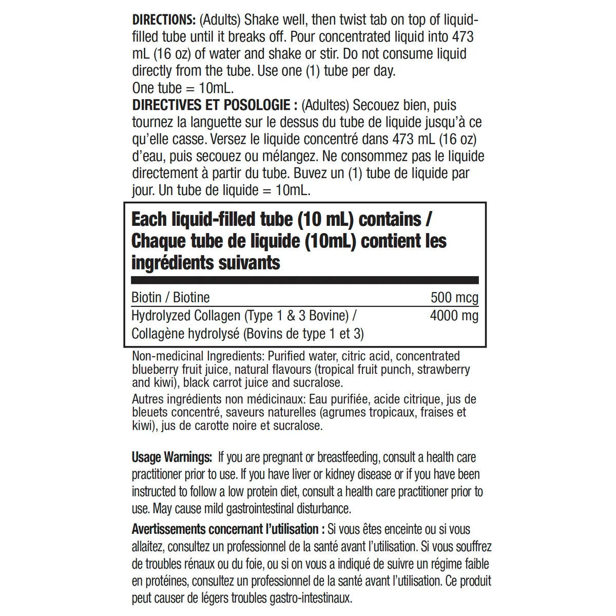 Applied Nutrition Liquid Collagen Skin Revitalization, 20-count