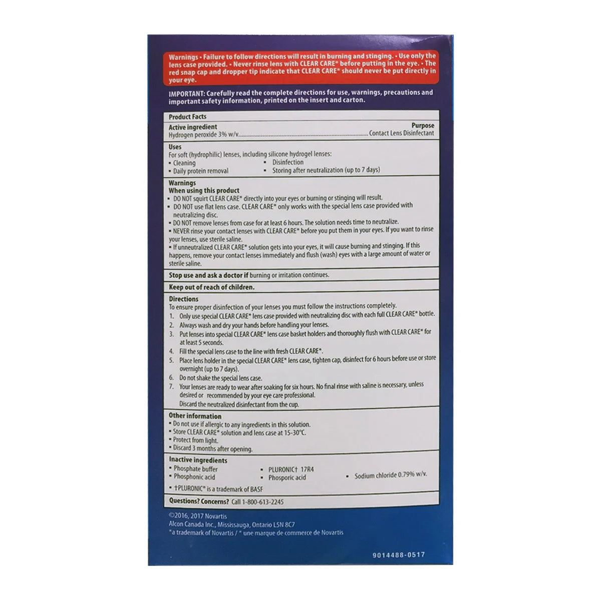 Clear Care Solution - 2 x 480 mL + 90 mL