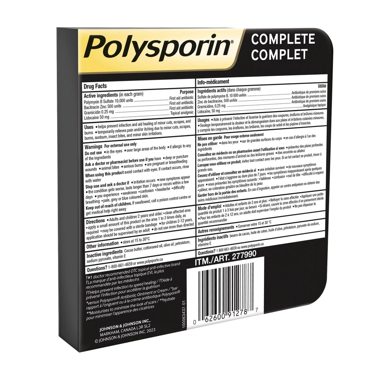 Polysporin Complete, 2 Pack x 30g