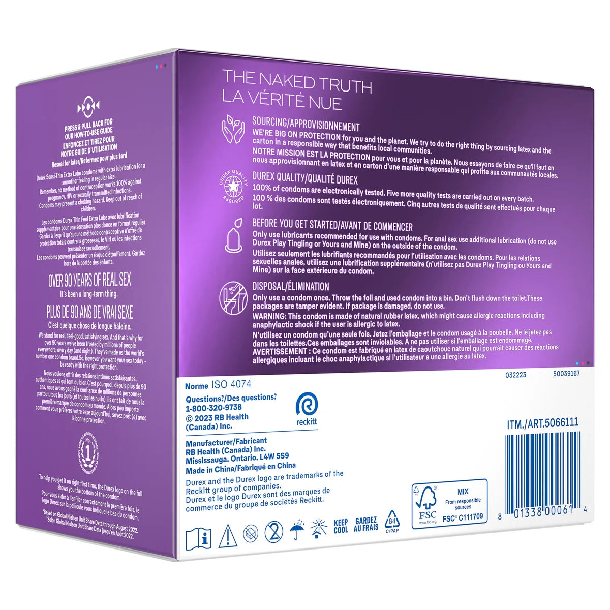 Durex sensi-thin condom box of 60