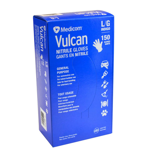 Medicom Vulcan General-Purpose Nitrile Gloves Large