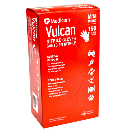 Medicom Vulcan General-Purpose Nitrile Gloves Medium