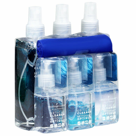 Multi Clean 3x230 ml 3x60 ml Bio-Performance Optical Cleaner Cloths