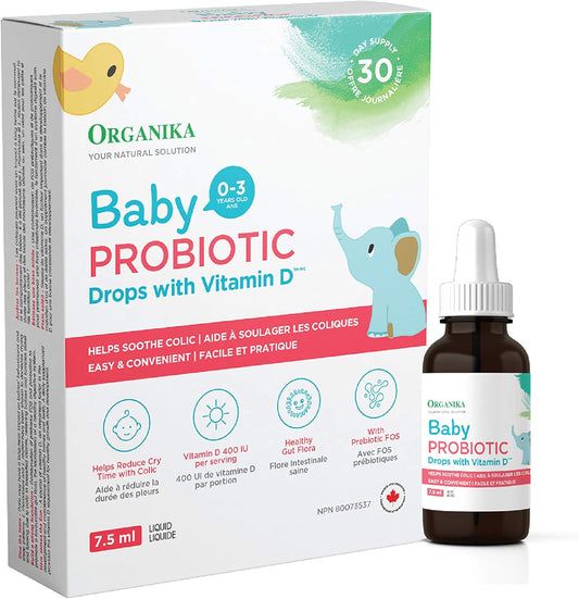 Organika baby probiotic 2 x 7.5ml
