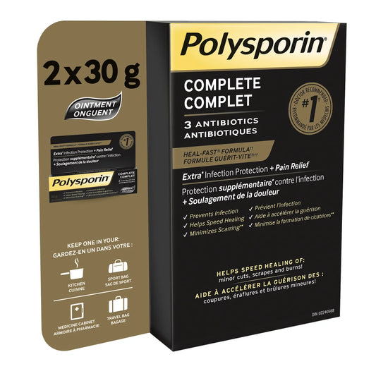 Polysporin Complete, 2 Pack x 30g