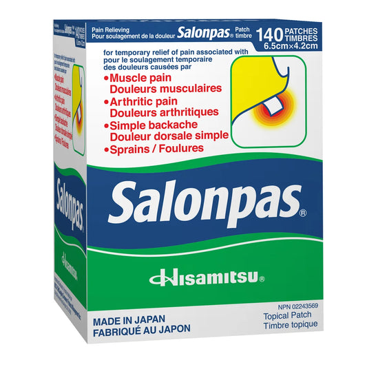 Salonpas Pain Relieving Patch, 140 patches