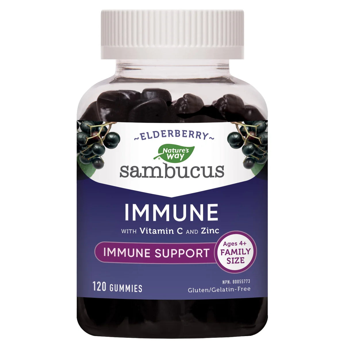 Sambucus Elderberry Immune Support - 120 Gummies