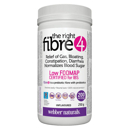 Webber Naturals The right fibre4 Unflavoured 250 g