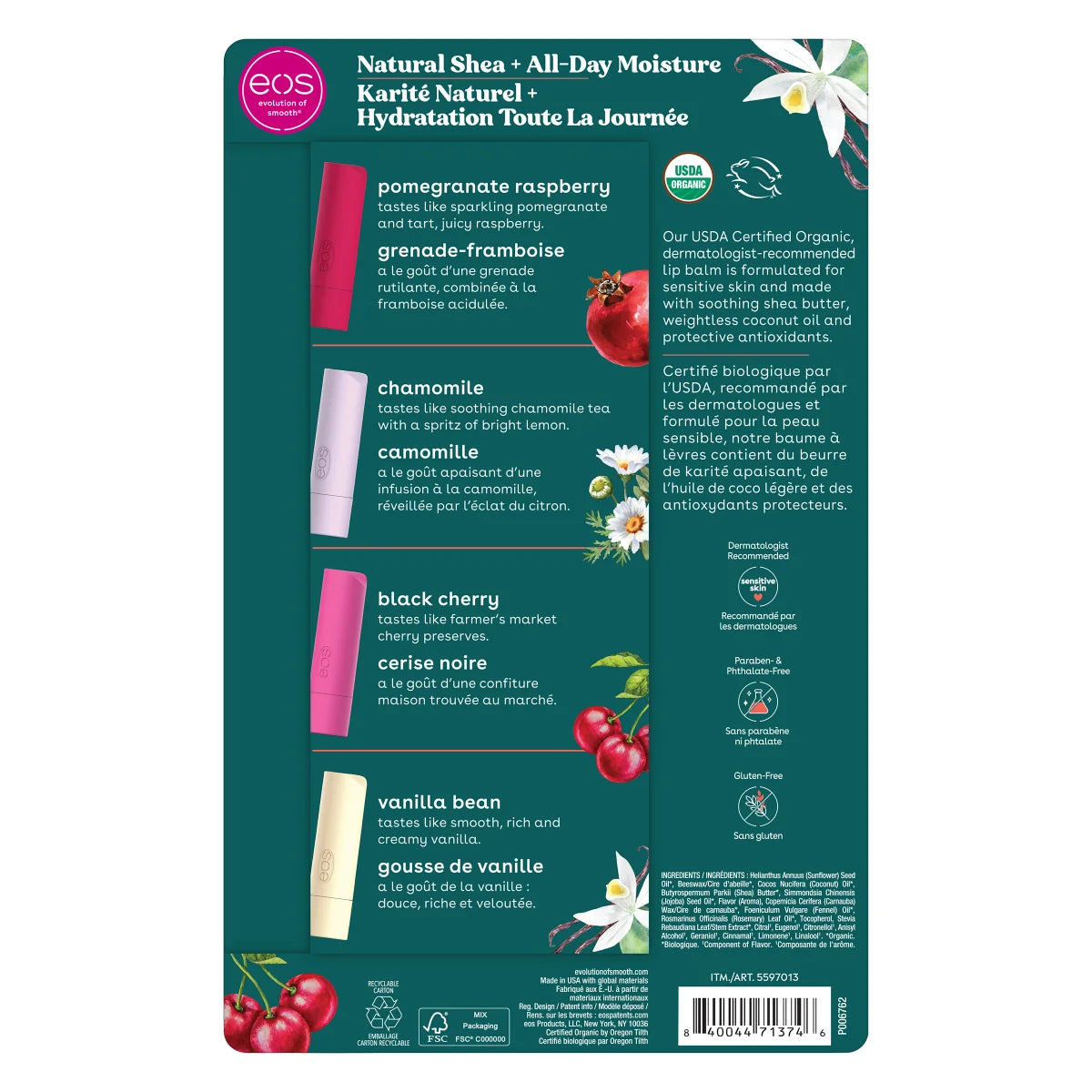 eos Lip Balm Stick 9 Pack