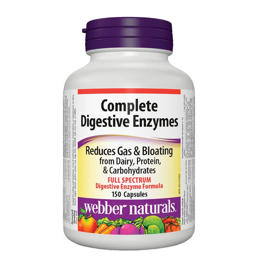 webber naturals Complete Digestive Enzymes - 150 capsules