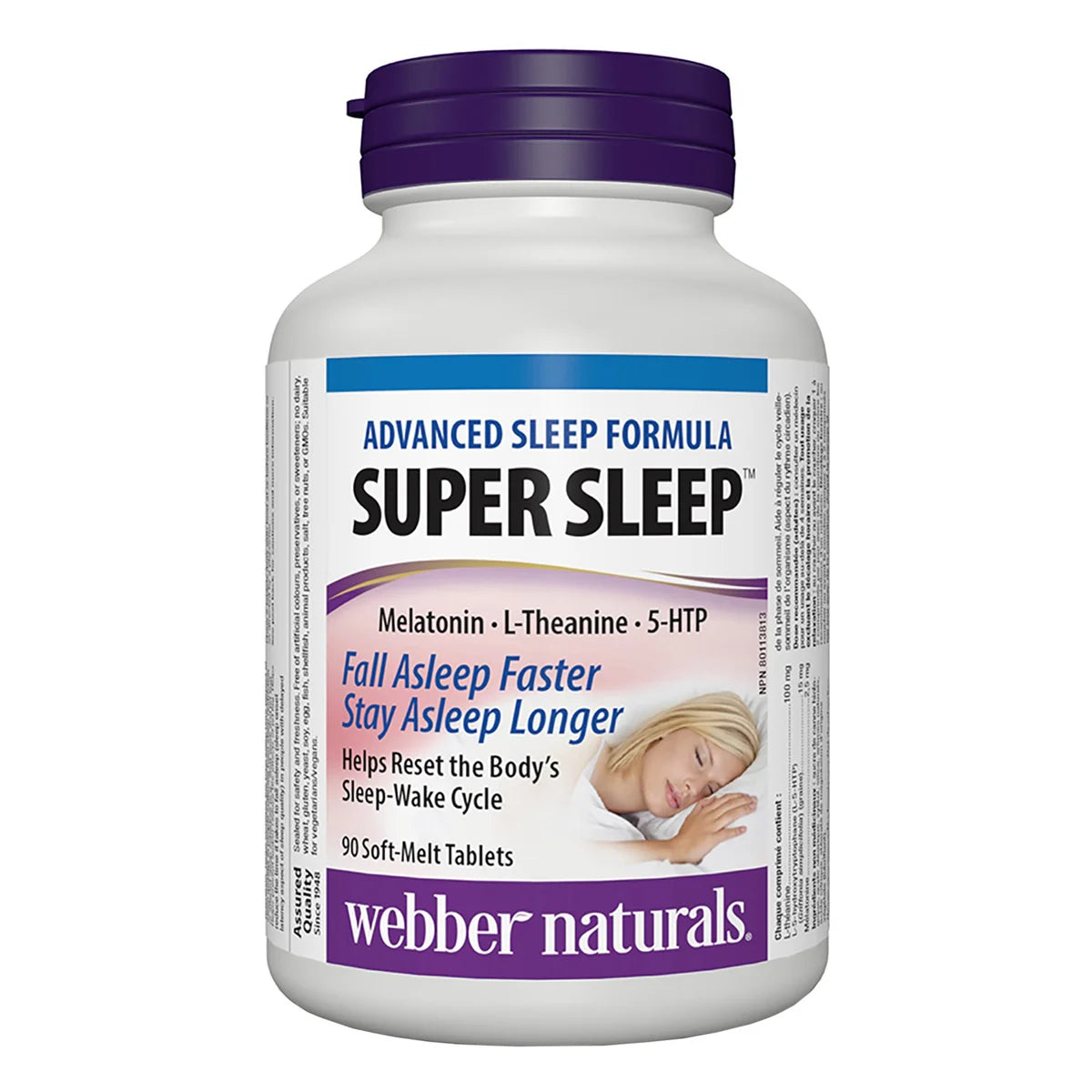 Webber Naturals Super Sleep 90 Soft-Melt Tablets